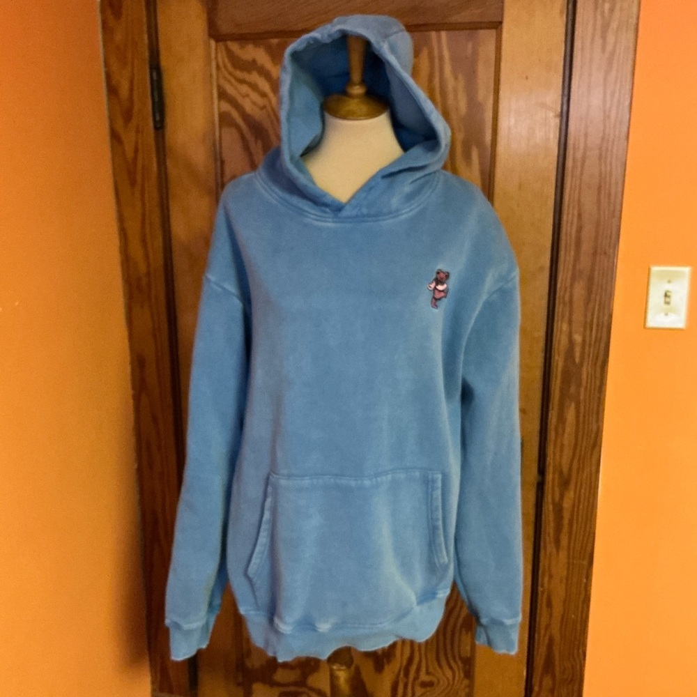 Section 119 Grateful Dead Hoodie XXL Blue Dancing Bear Deadhead Sweatshirt - Picture 6 of 16
